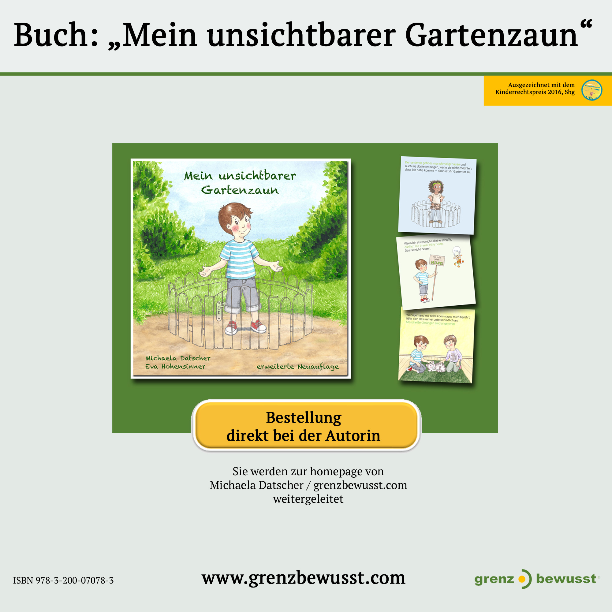 Mein unsichtbarer Gartenzaun Das Buch