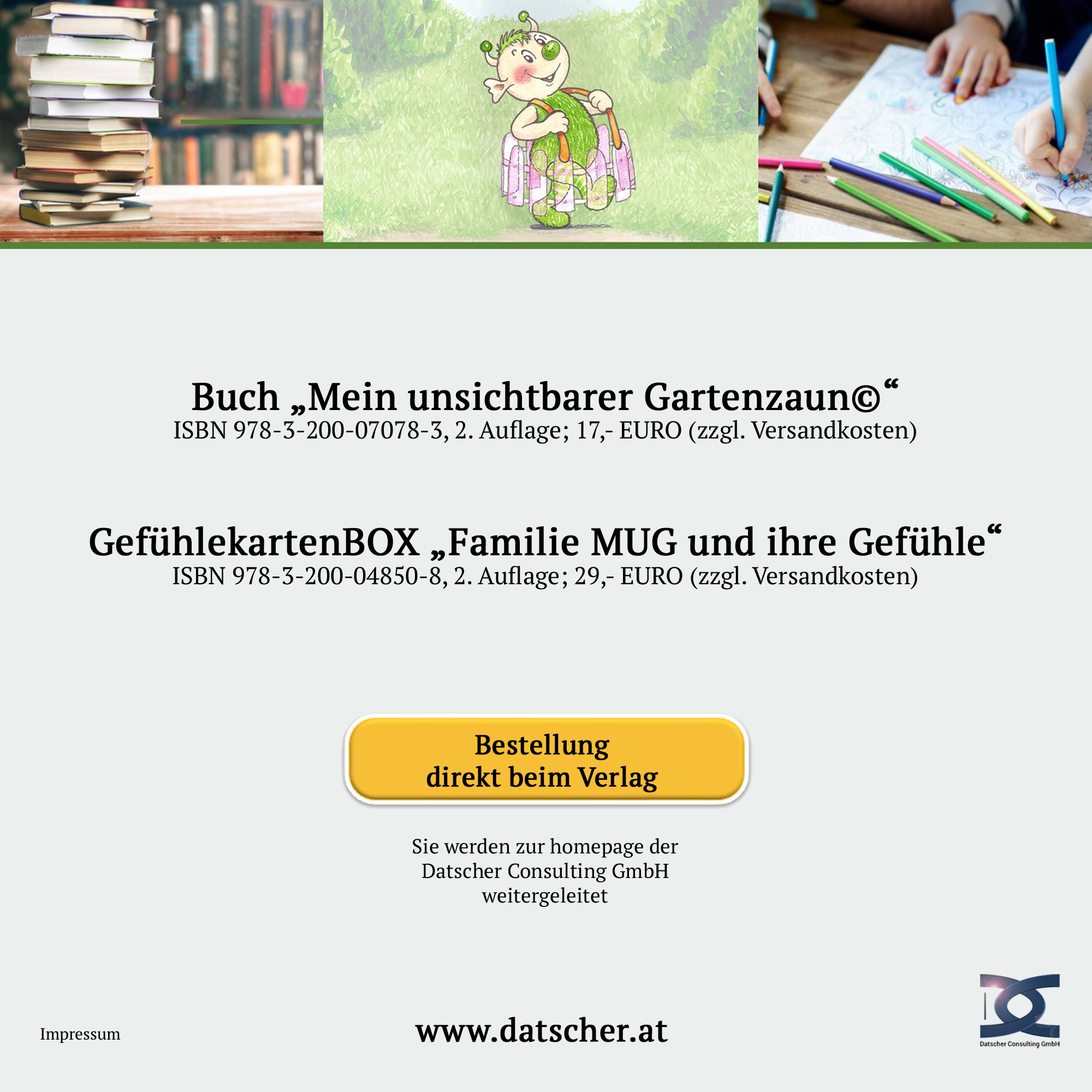 Mein unsichtbarer Gartenzaun - Verlag